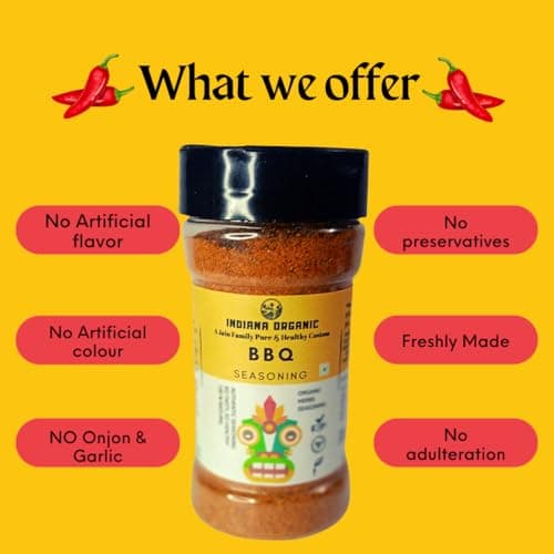 Indiana Organic BBQ - Authentic Smoked Seasoning - 100 g (No Onion and Garlic) — image 5