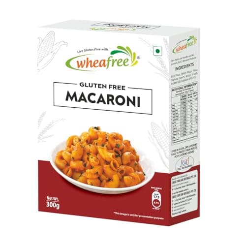 Wheafree Gluten Free Macaroni (Pack of 2 x 300g each) | No Maida | No Trans Fat | No Cholesterol | Lactose Free | No MSG | Quick and Easy to Cook | Easy to Digest — image 4