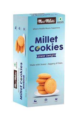 ME & MILLETS Jowar Delight Cookies, 75g X 2 — image 3