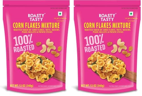 Roasty Tasty Multigrain Diet Mixture - Palm Oil Free Snacks for Kids - Millet Namkeen - Healthy Snacks for All - Roasted with Millets & Seeds - No Onion No Garlic Namkeens - Healhy Namkeen Mixture 340g — image 7