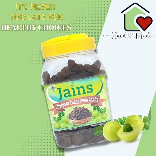 JAINS Dried Chatpata Spicy Amla Candy | Natural | No Artificial Colour Used (Amla) | Chatpata Amla Candy | Mukhwaas (500 gm) — image 3