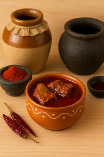 Godavari Vantillu Mango Avakaya Without Garlic (Andhra Mango Pickle) - Mustard Oil, Raw Mango, No Preservatives, Handcrafted (Authentic Telugu No Onion Jain Sattvic Achar) — image 4