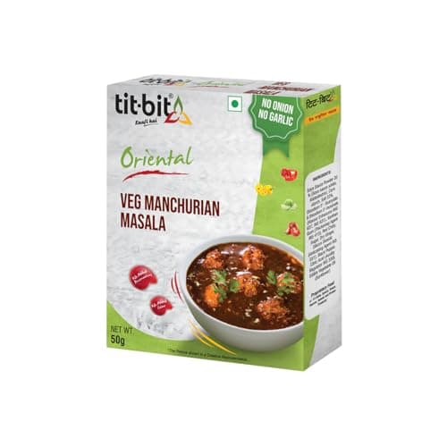 Tit-Bit Manchurian Masala Mix Pack of 5 (250g) No Onion No Garlic - Restaurant Taste at Home - Quick & Easy Cook in Minutes - Manchurian Gravy Mix Seasoning — image 6