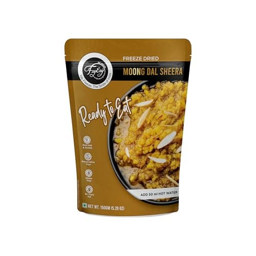 FzyEzy Freeze-Dried Jain Pav Bhaji – 55g | Indian Classic Snack Delight | No Onion, No Garlic | Pure Veg | Gluten-Free | Preservative-Free | Instant Mumbai Street Food — image 7