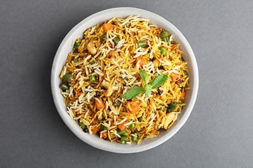 Eat Easy Ready To Eat Jain Veg Biryani- 95gm | Instant Food | Indian Meal, Travel Food | No Preservatives, No Added Artificial Colours & Flavours | Just Add Water and Cook — image 6