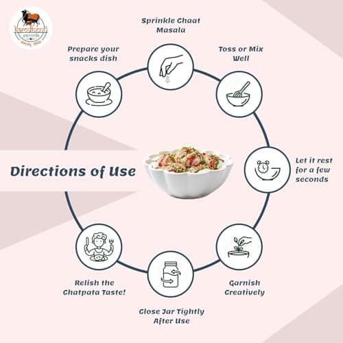 Satvik Sanatani Sawaminaryan, Jain, Vegan Tangy Street-Style ChatPata Spice Masala | Blend Natural Ingredients Cumin, Coriander, Pudina, Pink & Black Salt | No Preservatives | FSSAI Certified | No Onion No Garlic | Pack In Premium Organic Glass Jar With Steel Cap (200g, Chaat Masala) — image 5