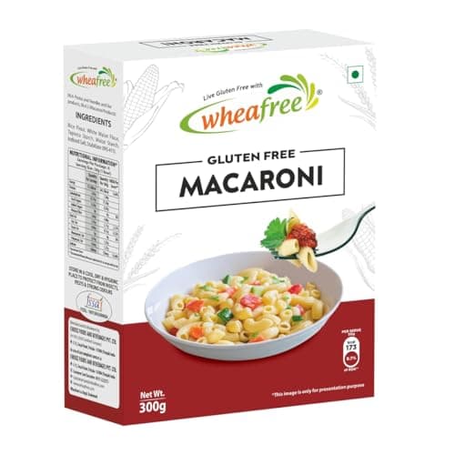 Wheafree Gluten Free Macaroni (Pack of 2 x 300g each) | No Maida | No Trans Fat | No Cholesterol | Lactose Free | No MSG | Quick and Easy to Cook | Easy to Digest — image 5
