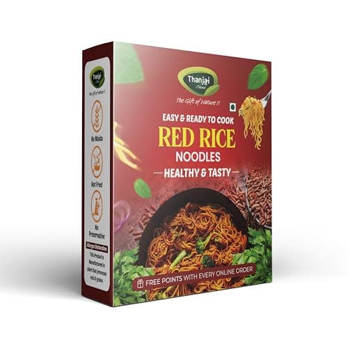 Thanjai Natural Noodles Millet180g X 8 Variities (No Maida Hakka Noodles, Not Fried, No MSG, Classic and Mild 1440g) Little | Multi Millet | Pearl | Ragi Millets & Moringa Leaf | Red Rice | Wheat | Tomoto — image 7