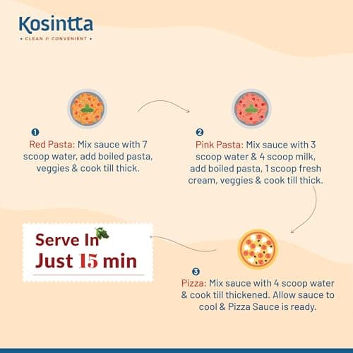 Kosintta Jain Pizza Pasta Sauce | Ready-to-Cook Italian Style Sauce | Cooks in 15 Minutes | Serves 2–3 | No Preservatives & No Palm Oil | Tasty & Aromatic | Fresh Small-Batch Sauce | 150g — image 6