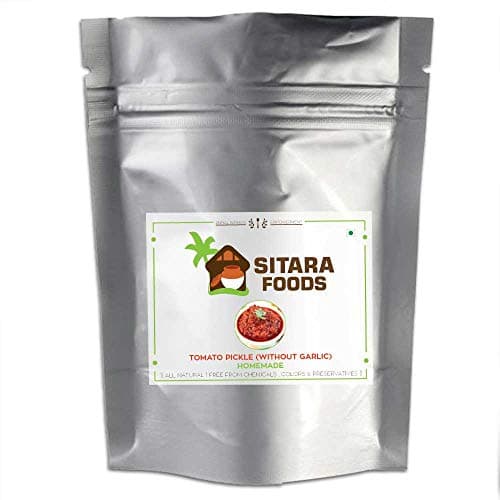 Sitara Foods Tomato Pickle Tamota Aachar Without Garlic Home Made 1000 grams Bag — image 4