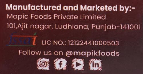 MAPIK Roasted Namkeen Khatta Meetha | No Onion No Garlic | Roasted-Not Fried | Protein Rich | No Palm Oil | No Preservatives | Healthy Tea Time Snack 540 g Pack of 4 — image 7