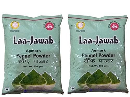 Laa-Jawab Saunf Powder (Jain Masala) 500 Gram x 2 | Kashmiri Essence from Jammu