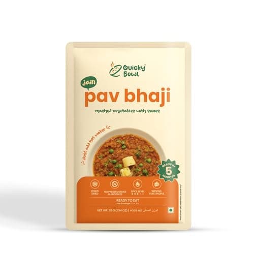Quicky Bowl Ready To Eat Jain Meal Combo | Jain Curry | No Onion No Garlic | Instant Food | (Pack Of 5) — image 6