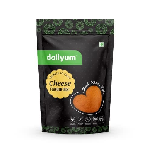 Dailyum Cheese Flavour Dust | Popcorn Seasoning | No Onion No Garlic | Pack of 4 | 70 Gram Each — image 2