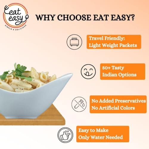 Eat Easy Ready To Eat Jain Pasta- 95g, Just Add Hot Water & Cook — image 4