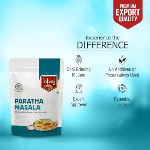 Bhoj Masale Paratha Masala Powder 200Gm Each (Pack of 2)|Premium Artisanal Jain Spices With Rich & Strong Flavour|Ready To Use|No Added Colours|No Onion And No Garlic Added (Jain Friendly) — image 5