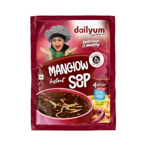 Dailyum Premium Instant Cheese Jalepeno Soup | No Onion No Garlic | Pack of 5 | Ready To Eat Instant Soup |100% Natural | No MSG | Gluten-free | Serves 4 * 5 | 50g Each | Jain — image 8