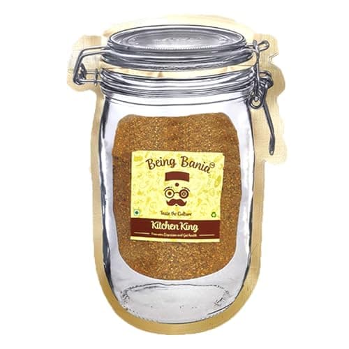 Being Bania Kitchen King Chef Special, 500 Gms | Kitchen Masala Powder |100% Natural Ingredients | No Added Preservatives | All in 1 Vegetable Masala | Exotic Indian Spices | No onion, no garlic | — image 3
