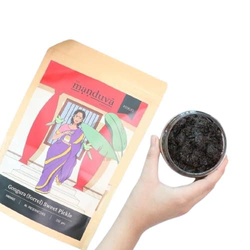 The Manduva Project Red Chilli Pickle 250g | No Onion | Authentic Andhra Red Chilli Achar | Traditional Homemade | Spicy & Tangy | No Preservatives — image 8