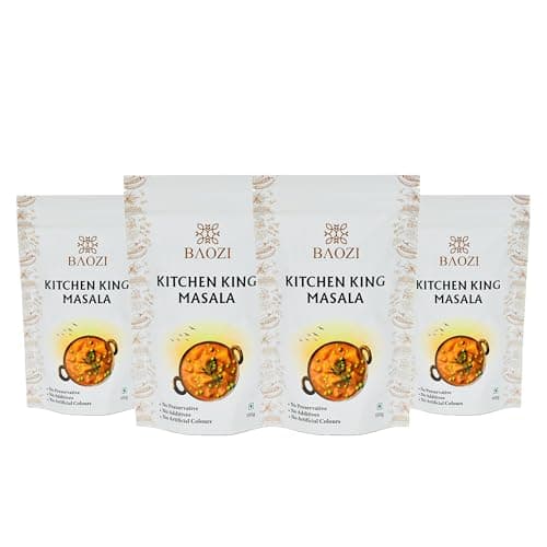 BAOZI Kitchen King Masala - 100% Pure & Aromatic Spice Blend | Perfect for Flavorful Vegetable Dishes, Curries & Indian Cooking | Pack of 3 (100g x 3) — image 7