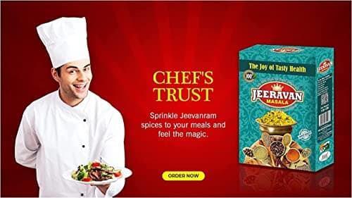 JEERAVAN Masala | जीरावन मसाला | Poha Raita | No Artificial Preservatives, Colors & Flavors | Taste Maker | Mix of 32 Blended Healthy Spices | 100% Natural Ingredients Pack of - (2) — image 3