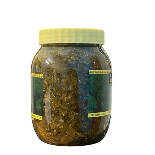 Baya India Homemade Hari Mirchi ka Achar | Authentic Green Chilli Pickle | Teekha Mast | Spicy & Tangy | Sun-Dried Chemical Free | No Vinegar No Garlic & Onion | 700g Plastic Jar — image 5