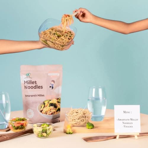 Amaranth Millet Noodles - Pack Of 2 (180gm each) | 100% Sun Dried, Non-Fried Vegan Noodles | High in Fibers, Minerals and Antioxidants | Lactose-Free, No Maida, No MSG, No Preservatives — image 6