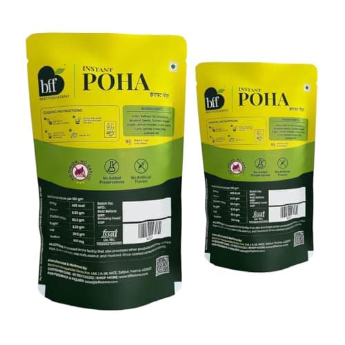 Instant Poha - Pack of 2 (90g Each) | Indian Breakfast Mix | Just Add Hot Water | No Added Preservatives | No Onion, No Garlic | Simple & Easy Meal Solution — image 2