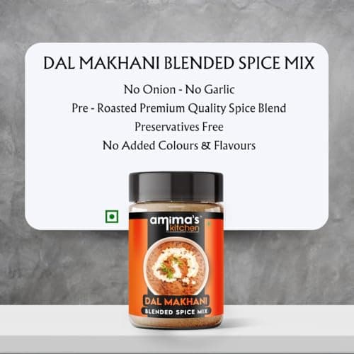 Amima's Kitchen Combo Of Shahi Paneer + Dal Makhani Jain Spice Mix (No Onion No Garlic) – 100 Grams (Pack of 2) | Blended Spice Mix | For Healthy and Delicious Cooking | No Synthetic Flavour & Color | Ready Masala Powder — image 8