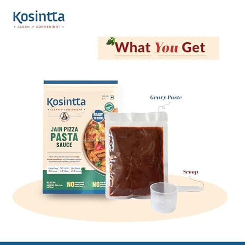 Kosintta Jain Pizza Pasta Sauce | Ready-to-Cook Italian Style Sauce | Cooks in 15 Minutes | Serves 2–3 | No Preservatives & No Palm Oil | Tasty & Aromatic | Fresh Small-Batch Sauce | 150g — image 7