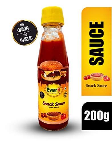 Everin Zingy and Zesty No Onion No Garlic Snack Sauce (200g, Pack of 1) — image 5