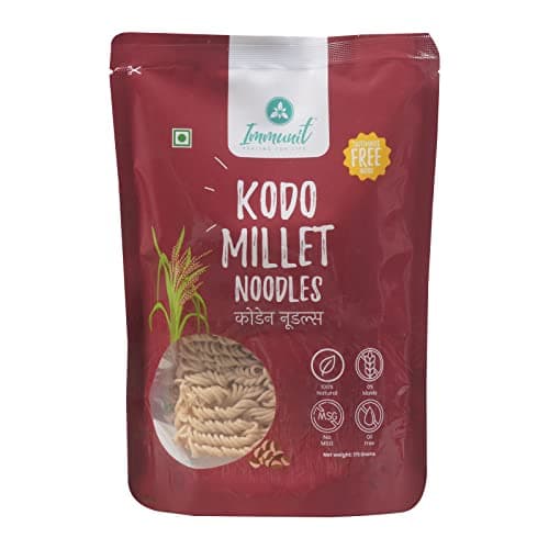 Immunit No Maida Assorted Millet Noodles, Pack of 9 (Ragi, Jowar, Little, Foxtail, Barnyard, Browntop, Kodo, Bajra, Emmer Wheat) | Vegan, Not Fried, No MSG, No Preservatives — image 6