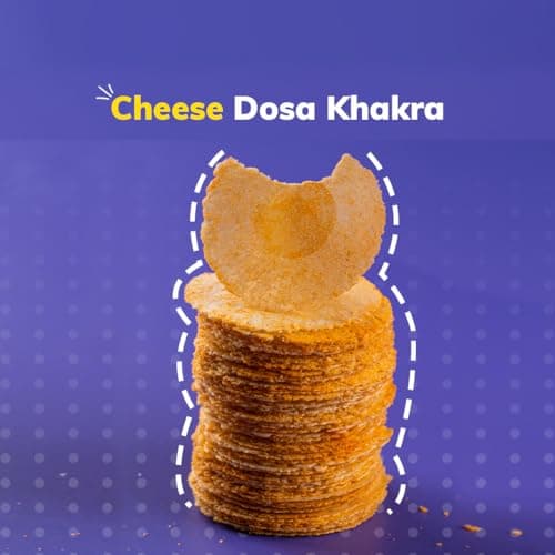 Snackible MU(N) CH BETTER Better Cheese Dosa Khakra-50 G (Pack Of 12) — image 3