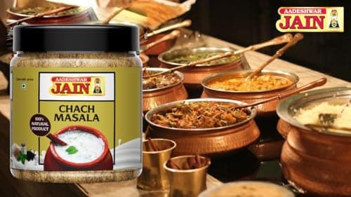 AADESHWAR JAIN Chaas Masala | Buttermilk Masala | Helpful for digestion | Ready to Sprinkle | Chhach Masala Powder (100g) — image 3