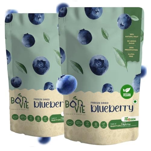 Bonvie Freeze Dried Black Jamun Chips 20g | Real Fruit Crispy Bites | No Added Sugar | No Preservatives | Vegan | Gluten Free | Natural Sweet & Crunchy Healthy Snack — image 8