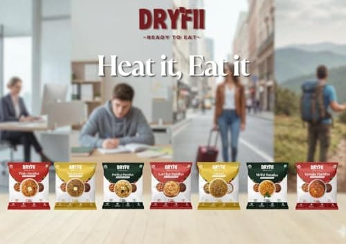 Dryfii Ready-to-Eat Palak Paratha (5 Pcs | 1 Pack) with Jain Palak Paneer | Healthy Veg Meal | Pure Vegetarian — image 7