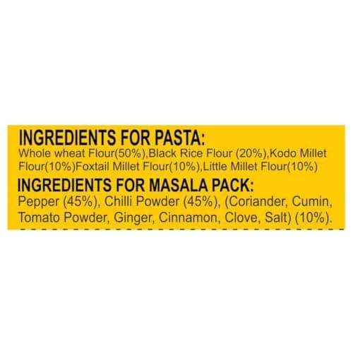 Naturally Yours Black Rice Pasta – Macaroni Made with Black Rice, Millet & Whole Wheat | High Protein, No Maida, Not Fried, No Onion No Garlic, 100% Jain Friendly | Ready in 5 Mins | 175g (PACK OF 3) — image 3