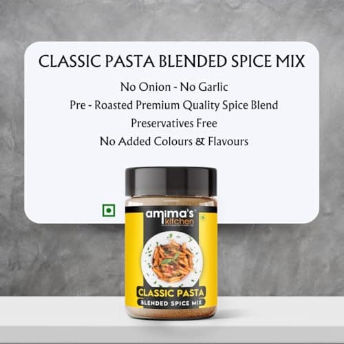 Amima's Kitchen Classic Pasta Jain Spice Mix (No Onion No Garlic) – 100 Grams | Blended Spice Mix | For Healthy and Delicious Cooking | No Synthetic Flavour & Color | Ready Masala Powder — image 4