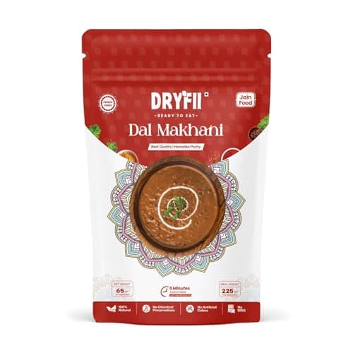 Dryfii Ready-to-Eat Instant | Jain Dal Makhani & Jeera Rice | Pure Veg | Freeze Dried | No Onion, No Garlic | Rehydrated Weight 450 g — image 3