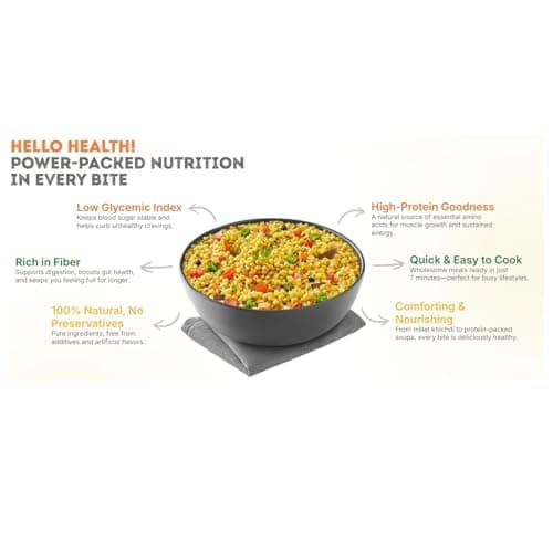 Classic Masala Khichdi– Pack of 5 | Ready to Cook | Includes Khichdi Premix & Kammy Spicemix | 100% Natural | 9-Month Shelf Life | Cooks in 7 Minutes | No Added Preservatives or Added Colors — image 6