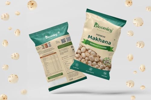 BLOOMLEY Premium Makhana (Fox Nuts), Whole Lotus Seeds, Light Crunchy Texture with Mild Natural Taste, Ready to Eat Snack, 200g — image 8