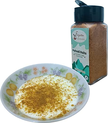 Forgotten Flavours - Pahadi Raitha Masala | Rai/Mustard Infused Authentic Pahadi Raita Masala Seasoning Mix Powder, No Preservatives | Chaas Masala | Buttermilk Masala | 80 GMS | Pack of 1 — image 6