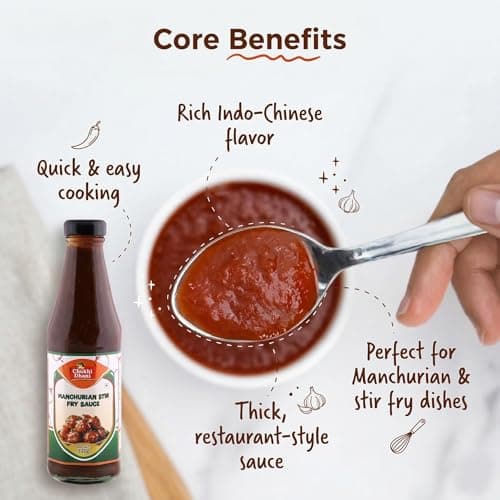 Chokhi Dhani Manchurian Sauce 310g | Indo Chinese Stir Fry Sauce | Cooking Sauce | Restaurant Style Manchurian Flavour — image 5