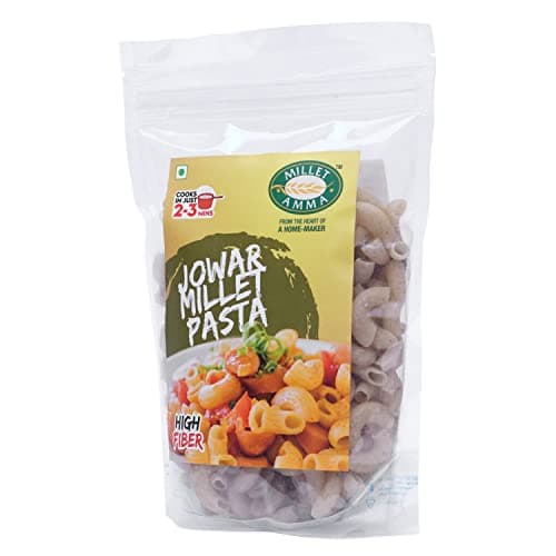 Millet Amma Jowar Millet Pasta - 360 Gms | (Pack of 2 - Each 180 Gms) | Easy & Ready to Cook | Zero Maida & 100% Vegan | Best Choice for Instant Breakfast & Dinner.. — image 5