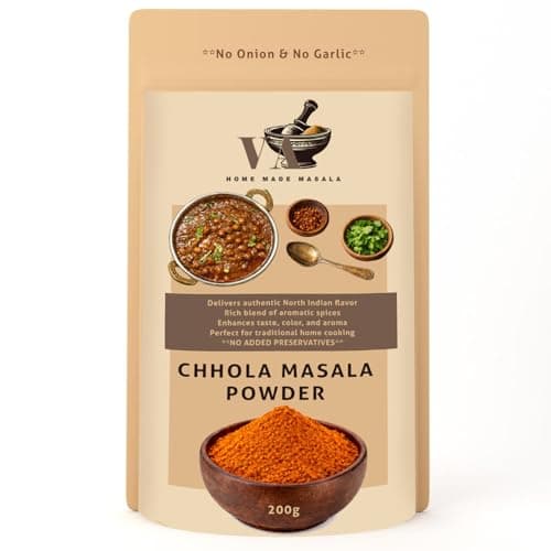 VA HOME MADE MASALA Chole Masala 500GM | Blended Spice With Natural Oils for Authentic Taste and Colour | For Healthy Delicious & Flavourful Cooking. No Colour, No Preservatives (Jain Masala) — image 8