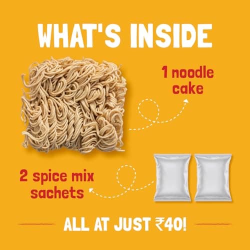 Slurrp Farm No Maida, No MSG Instant Noodles | Magic Masala | Not Fried, Millet Noodles, 6 X 57 g — image 7
