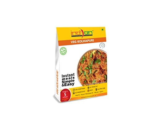 Indian Kitchen Foods Freeze Dried Gluten-Free Ready to Eat Jain Curry Combo- Chole, Dal Fry, Dal Makhani, Paneer Burji, Pav Bhaji, Veg. Kolhapuri, Palak Paneer, Pack of 7 — image 3