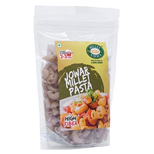 Millet Amma Jowar Millet Pasta - 360 Gms | (Pack of 2 - Each 180 Gms) | Easy & Ready to Cook | Zero Maida & 100% Vegan | Best Choice for Instant Breakfast & Dinner.. — image 4