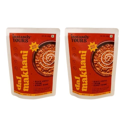 Instantly Yours Ready to Eat Dal Makhani 225 gm,Just Heat and Eat, Black Lentils with Cream and Kidney Beans, Ready to Eat (No Onion No Garlic)(Jain) — image 7