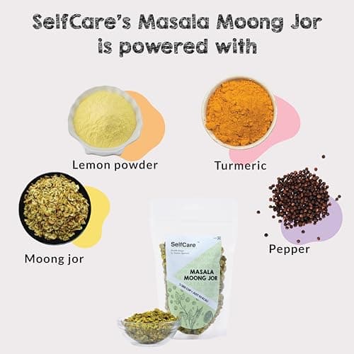 SelfCare By Suman Agarwal Moong Dal Khakhra & Masala Moong Jor - (Combo Pack) | Roasted | Savoury - Snacks - Namkeen - Grocery | Spicy Crunchy & Chatpata - Tea time Snacking | Jain & Travel Friendly — image 3